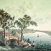 An 1822 depiction of the Red River colony which was set up by the 5th Earl of Selkirk a decade earlier for those forced from their homes by the Highland Clearances. PIC: Creative Commons.