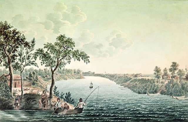An 1822 depiction of the Red River colony which was set up by the 5th Earl of Selkirk a decade earlier for those forced from their homes by the Highland Clearances. PIC: Creative Commons.