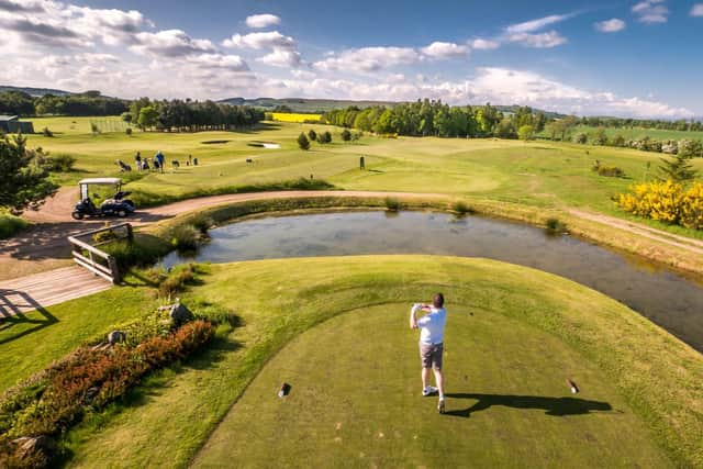 The stunning course at Strathmore Golf Centre