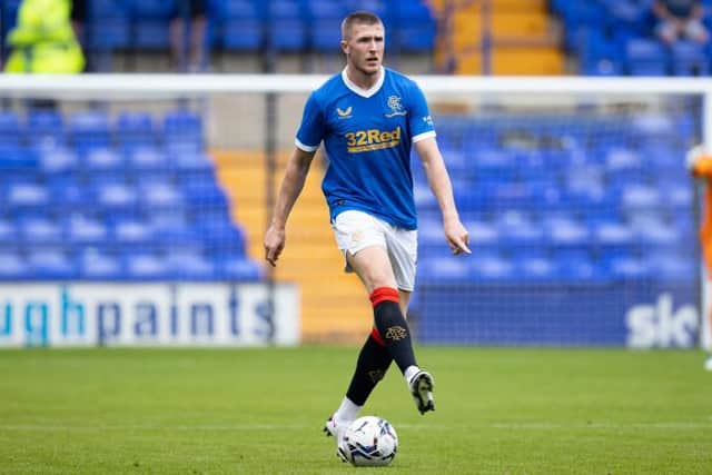 John Lundstram made the first European club competition appearance of his career in Rangers' 2-1 defeat against Malmo in Sweden on Tuesday. (Photo by Craig Williamson / SNS Group)