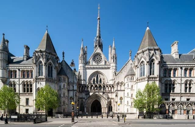 The Royal Courts of Justice in London, as judges are set to give their ruling on a High Court challenge over the Government's handling of the sale of collapsed energy firm Bulb.