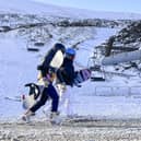 As Scotland braces itself for snow and cold temperatures, skiiers and snowboarders take to the piste at Glenshee Ski Centre. Picture: Lisa Ferguson