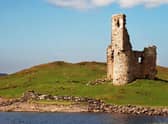 Ardvrek Castle is in the national scenic area of Assynt-Coigach.