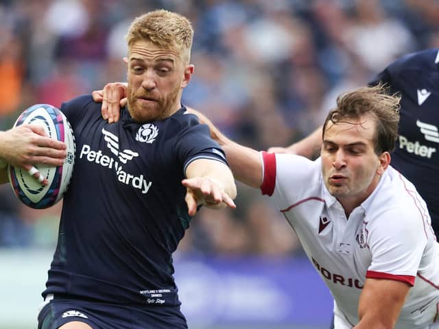 Kyle Steyn is hoping for a return to the Scotland team against Tonga.