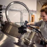 Rebekah Morrison, one of the distillers at the Isle of Harris Distillery (pic: Laurence Winram studio)