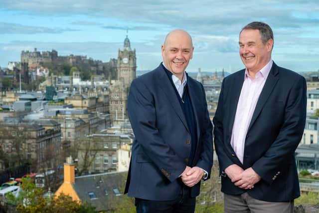 (L-R) Donald Wynn, C&P Recruitment managing director, and John Clarke, director of John Clarke Bridges.