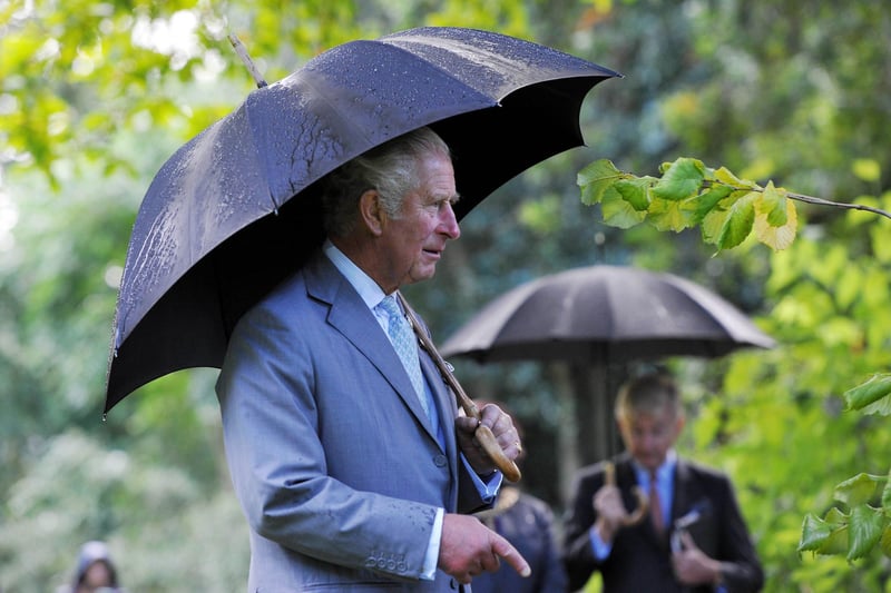 The Duke and Duchess of Rothesay visiting the Royal Botanic Gardens, in Edinburgh, during October 2021 - their first visit to the capital since Covid restrictions had been lifted.