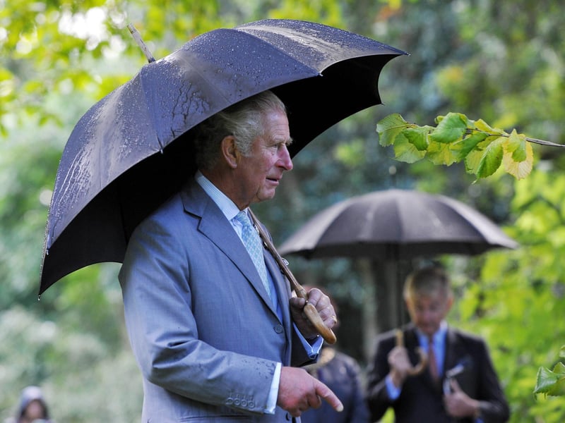 The Duke and Duchess of Rothesay visiting the Royal Botanic Gardens, in Edinburgh, during October 2021 - their first visit to the capital since Covid restrictions had been lifted.