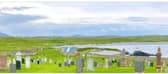 The Bragar Cemetery on Lewis which is being threatened by coastal erosion. PIC: Barvas Estate Trust.