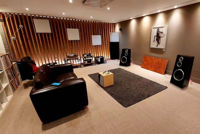 The cutting-edge demonstration room within the Leith-based Loud & Clear showroom.