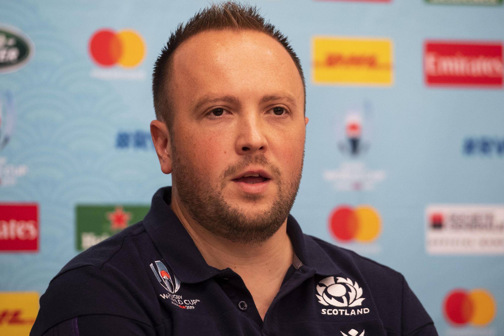 Scotland's lead performance analyst Gavin Vaughan has been studying Pool B opponents Romania and Ireland. (Photo by Gary Hutchison / SNS Group)