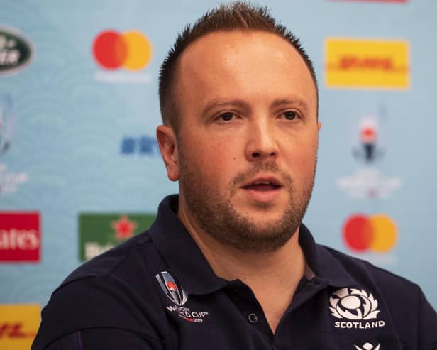 Scotland's lead performance analyst Gavin Vaughan has been studying Pool B opponents Romania and Ireland. (Photo by Gary Hutchison / SNS Group)