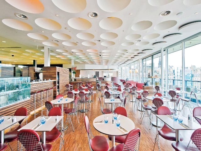 Harvey Nicholls' Forth Floor Brasserie in St Andrew Square has cracking views of the Edinburgh skyline and serves "sumptuous" lunches, afternoon tea, and dinner.
