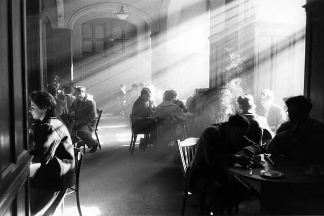 Edinburgh University students captured by Robert Blomfield in 1964.