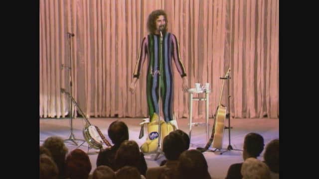 Billy Connolly's stage costumes included his iconic banana boots, which helped him become a household name in Scotland in the 1970s.