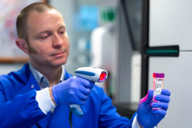 BioClavis, set up in 2017 as a spin-out from California-based life sciences firm BioSpyder Technologies, is based at the Queen Elizabeth University Hospital campus in Glasgow. Picture: Martin Shields