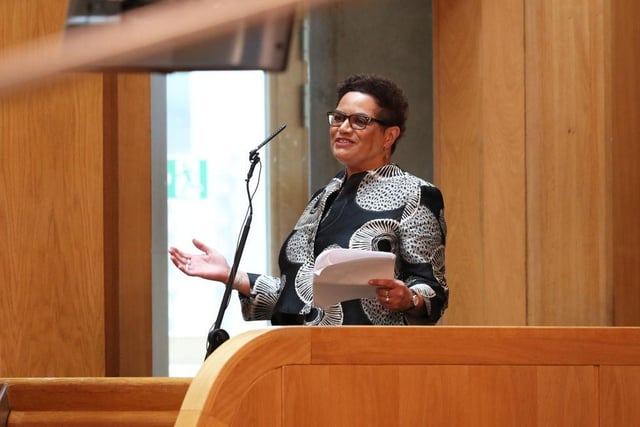 Edinburgh born poet, playwright, and novelist Jackie Kay is best known for her works such as 'Other Lovers'. A CBE, FRSE and FRSL, Kay has won a number of awards - namely the Saltire Society Scottish First Book Award and the Scottish Arts Council Book Award amongst many others.