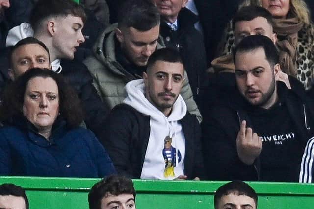 Josip Juranovic was at Celtic Park on Saturday to say his goodbyes.