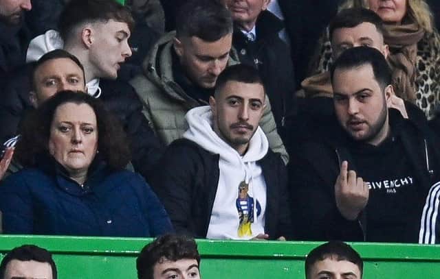 Josip Juranovic was at Celtic Park on Saturday to say his goodbyes.