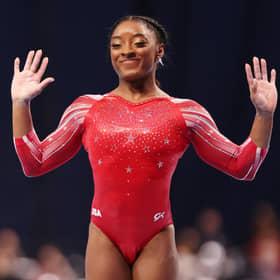 American superstar Simone Biles is the biggest name in gymnastics. Picture: Jamie Squire/Getty