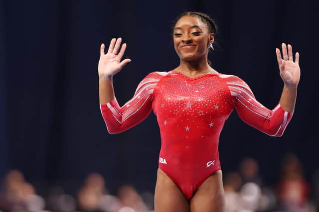 American superstar Simone Biles is the biggest name in gymnastics. Picture: Jamie Squire/Getty