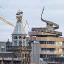 The W Edinburgh hotel under construction at the city's St James Quarter development. Picture by Lisa Ferguson