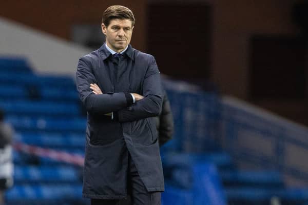 Rangers managed Steven Gerrard issued his support to Bakayo Saka. (Photo by Alan Harvey / SNS Group)