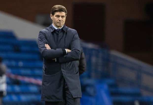 Rangers managed Steven Gerrard issued his support to Bakayo Saka. (Photo by Alan Harvey / SNS Group)