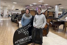 Tim Vincent-Smith and Matthew Wright are running Pianodrome's 'Adopt a Piano' appeal.