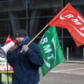 RMT Scottish organiser Mick Hogg described the Scottish Government's public sector pay policy as a "blatant attack on free collective bargaining". Picture: Robert Perry/PA