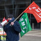 RMT Scottish organiser Mick Hogg described the Scottish Government's public sector pay policy as a "blatant attack on free collective bargaining". Picture: Robert Perry/PA