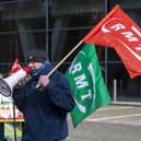 RMT Scottish organiser Mick Hogg described the Scottish Government's public sector pay policy as a "blatant attack on free collective bargaining". Picture: Robert Perry/PA
