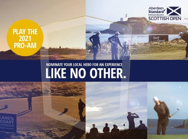 Covid-19 heroes are being offered the chance to play in the Scottish Open Pro-Am in East Lothian next month. Picture: European Tour