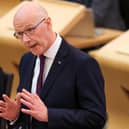 First Minister John Swinney with Net Zero Secretary Mairi McAllan (Photo by Jeff J Mitchell/Getty Images)