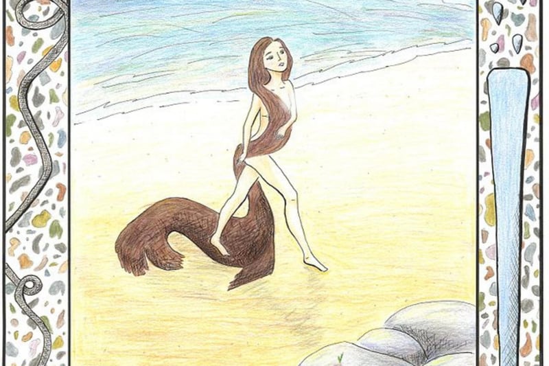 Selkies are seal creatures that reside in the sea yet can adopt human forms if they shed their seal coats on land. They are described as very attractive in human form and were known to intermarry with humans in coastline towns and villages. However, their loyalty is to the sea and they tend to return quickly, unless the human has been able to hide their seal coat which is needed for retransformation. Even if a Selkie forms a loving family on the land, they will always return to the sea if they get the chance.