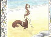 Selkies are seal creatures that reside in the sea yet can adopt human forms if they shed their seal coats on land. They are described as very attractive in human form and were known to intermarry with humans in coastline towns and villages. However, their loyalty is to the sea and they tend to return quickly, unless the human has been able to hide their seal coat which is needed for retransformation. Even if a Selkie forms a loving family on the land, they will always return to the sea if they get the chance.