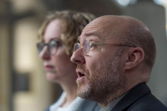 Scottish Greens co-leaders Patrick Harvie and Lorna Slater (Picture by Lisa Ferguson)
