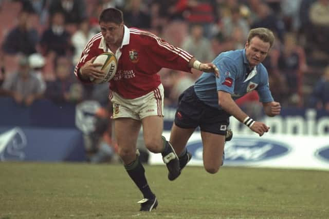 Alan Tait was an outstanding performer during the triumphant Lions tour of South Africa in 1997. Picture: David Rogers/Allsport