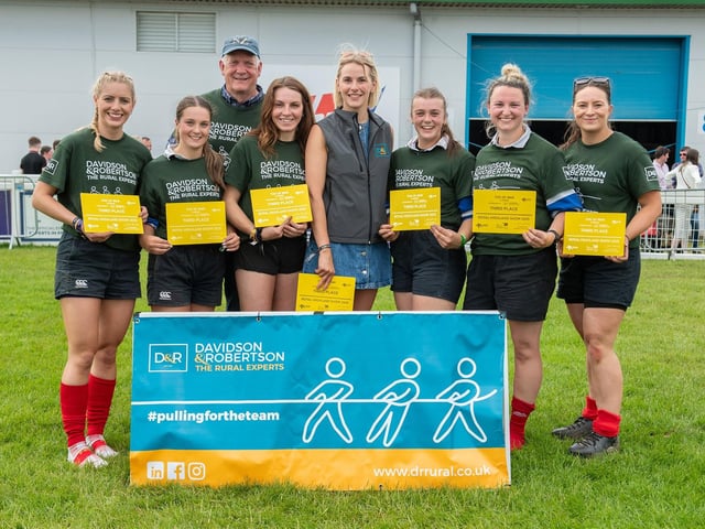 Callander YFC ladies came 3rd