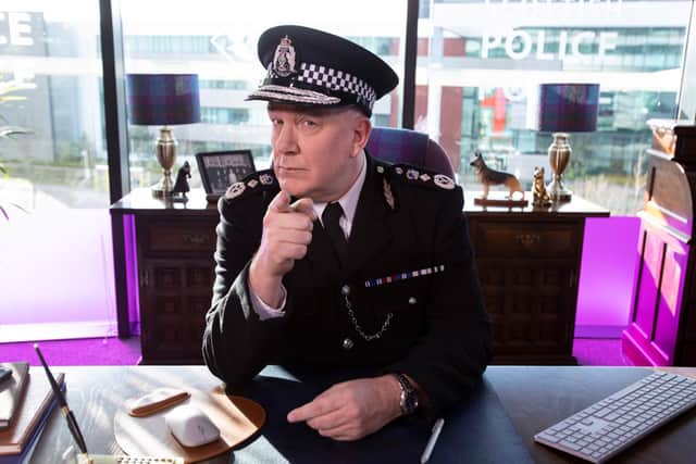 Jack Docherty as Chief Miekelson in Scot Squad