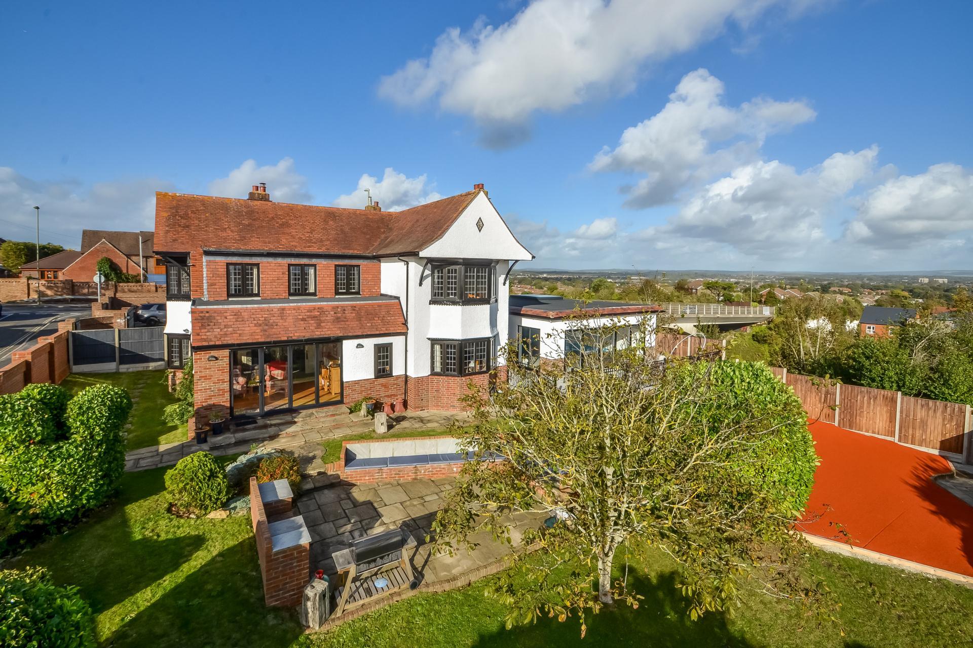 This four bedroom home in Glebe Park Avenue is on sale for £1.185m. It is listed by Fine and Country.