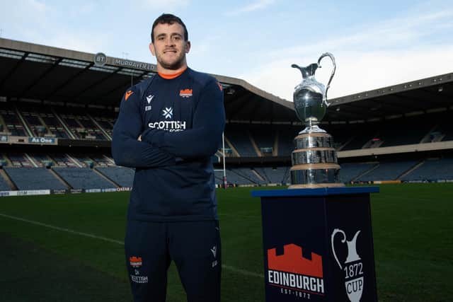 Emiliano Boffelli will try to help Edinburgh overturn a 16-10 first leg defeat in the 1872 Cup.  (Photo by Paul Devlin / SNS Group)