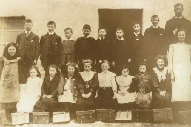 The school at Scoraig in 1910. Today it has just six pupils.