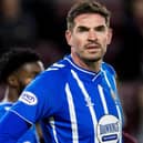 Kyle Lafferty has been fined by Kilmarnock over his alleged use of sectarian language.  (Photo by Ross Parker / SNS Group)