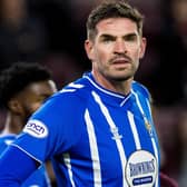 Kyle Lafferty has been fined by Kilmarnock over his alleged use of sectarian language.  (Photo by Ross Parker / SNS Group)