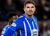 Kyle Lafferty has been fined by Kilmarnock over his alleged use of sectarian language.  (Photo by Ross Parker / SNS Group)