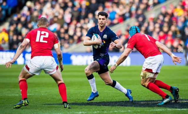 Scotland could face Wales in London at the end of October. Photograph: SRU/SNS