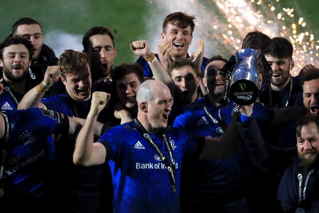 Pro14 champions Leinster have sealed top spot in the URC standings. Picture: Donall Farmer/PA Images