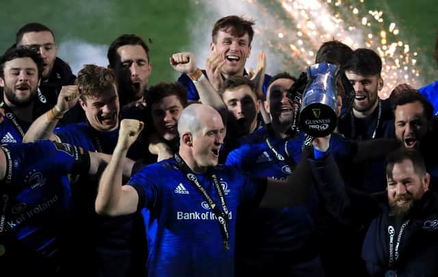 Pro14 champions Leinster have sealed top spot in the URC standings. Picture: Donall Farmer/PA Images