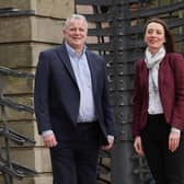 Ian Waddell, chief scientific officer, and Clare Doris, chief operating officer, of Cumulus. Picture: Stewart Attwood